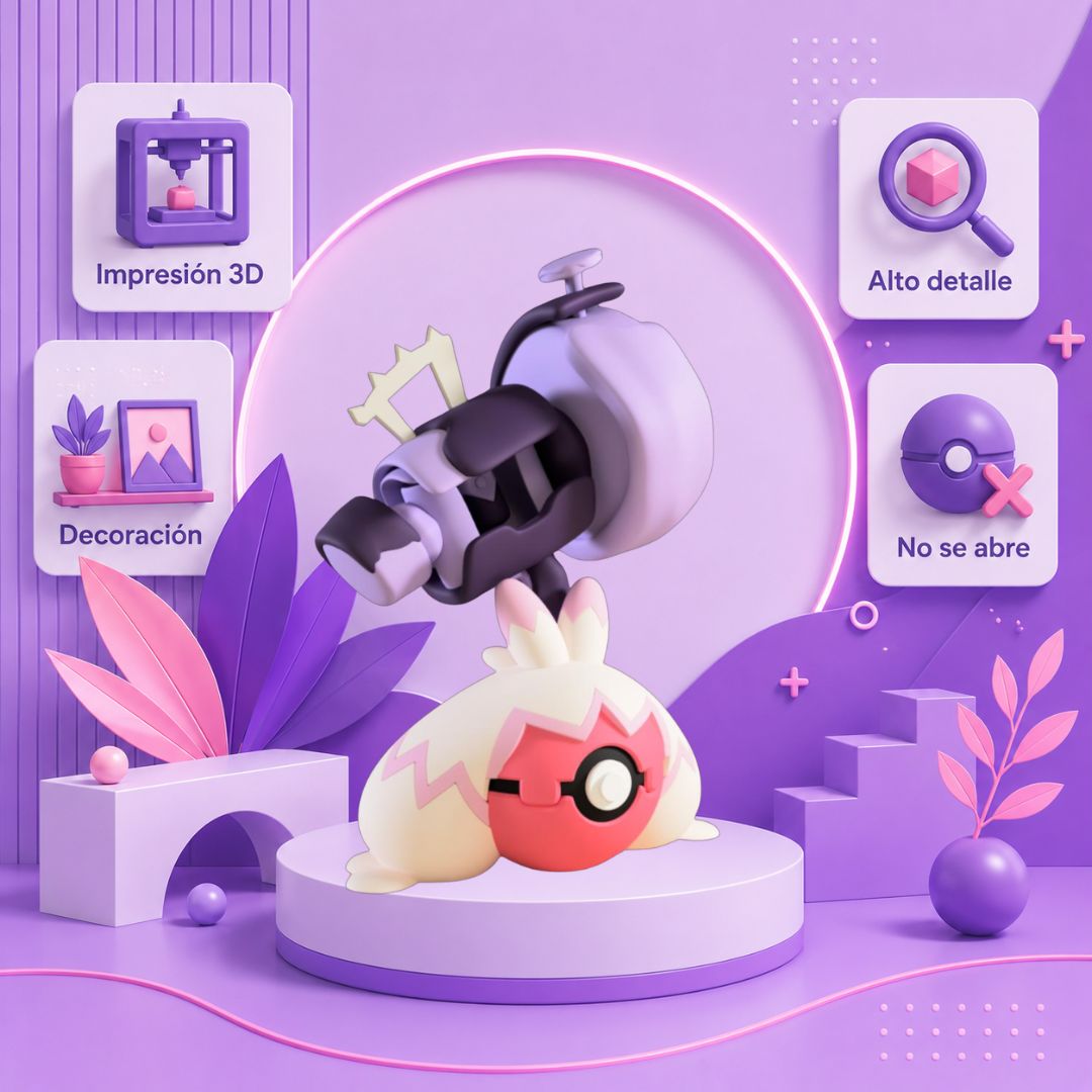 Pokebola inspirada en #959 Tinkaton