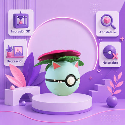 Pokebola inspirada en #003 Venasaur