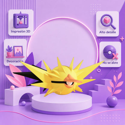 Pokebola inspirada en #145 Zapdos