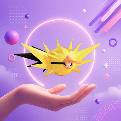 Pokebola inspirada en #145 Zapdos